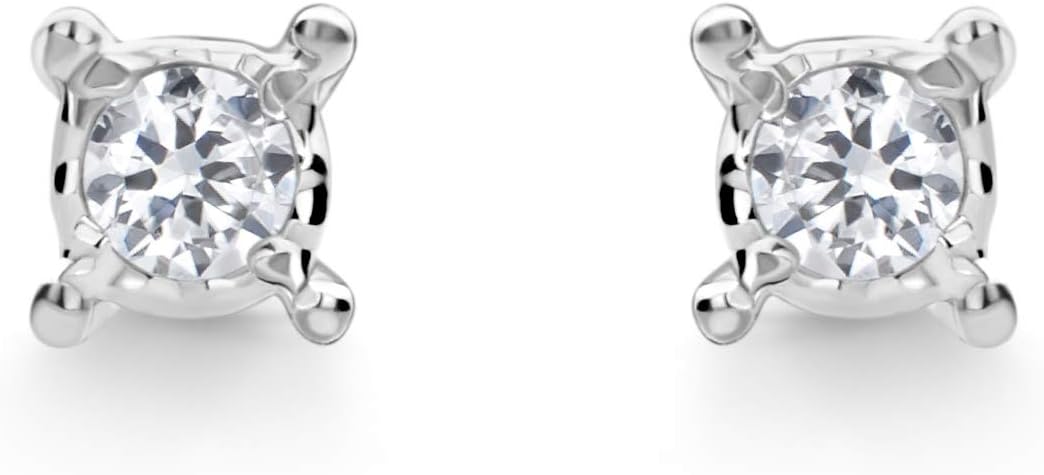 Detalle 2 de Orovi orecchini donna Oro 9Kt con diamanti 0,02 ct
