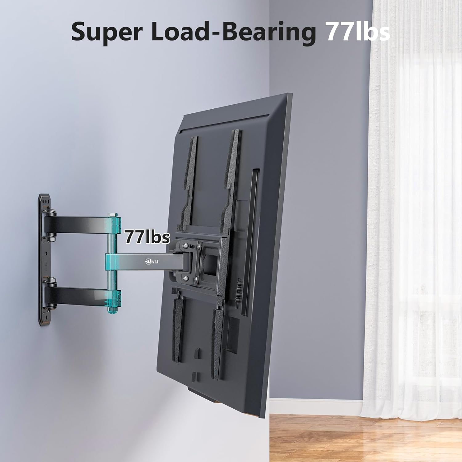 Thumbnail 6 de WALI TV Wall Mount FTM-1 for 32–55 inch TVs with Full Motion and Articulating Arm