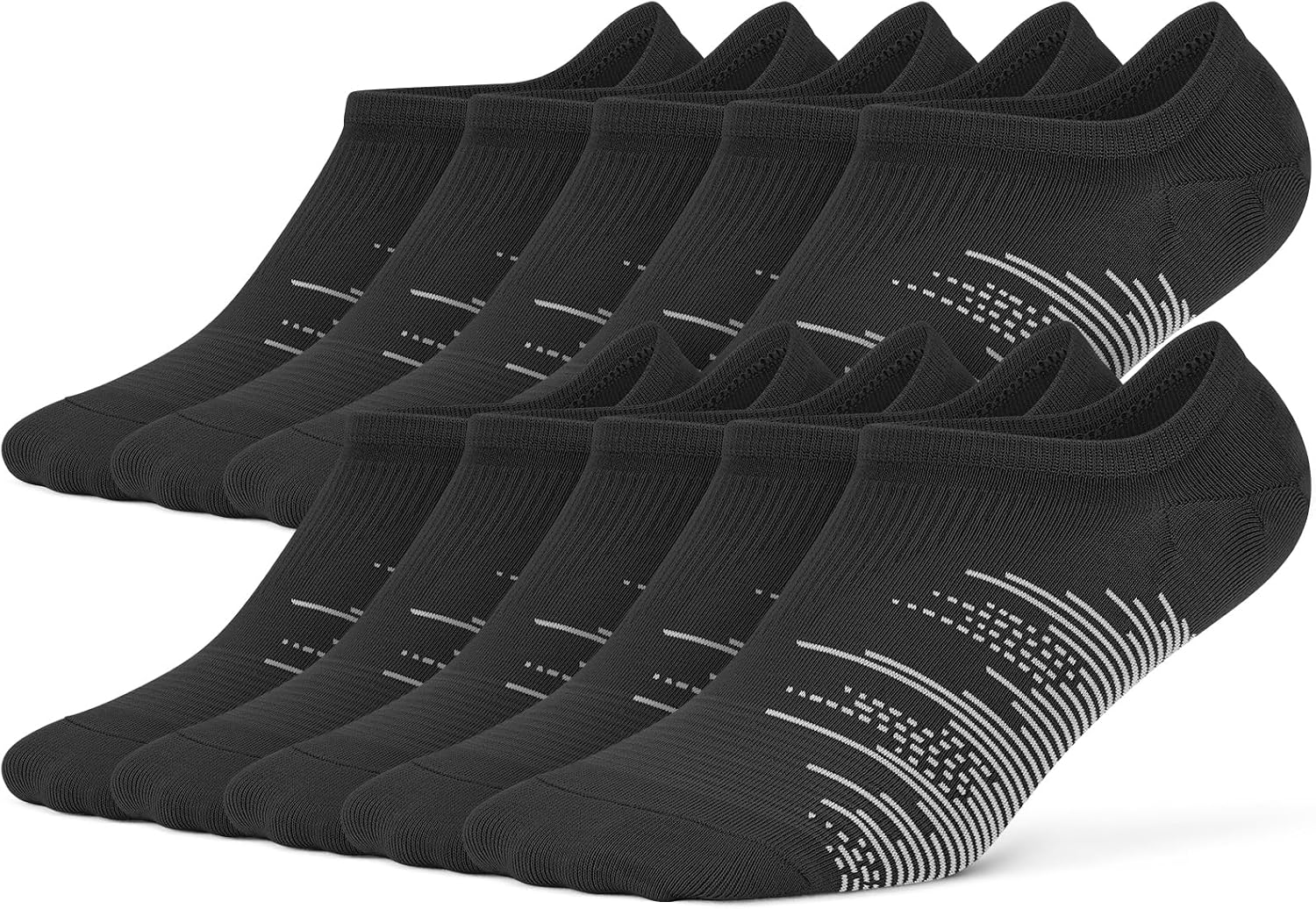 Detalle de Wernies No-Show Socks, 10-Pair Pack