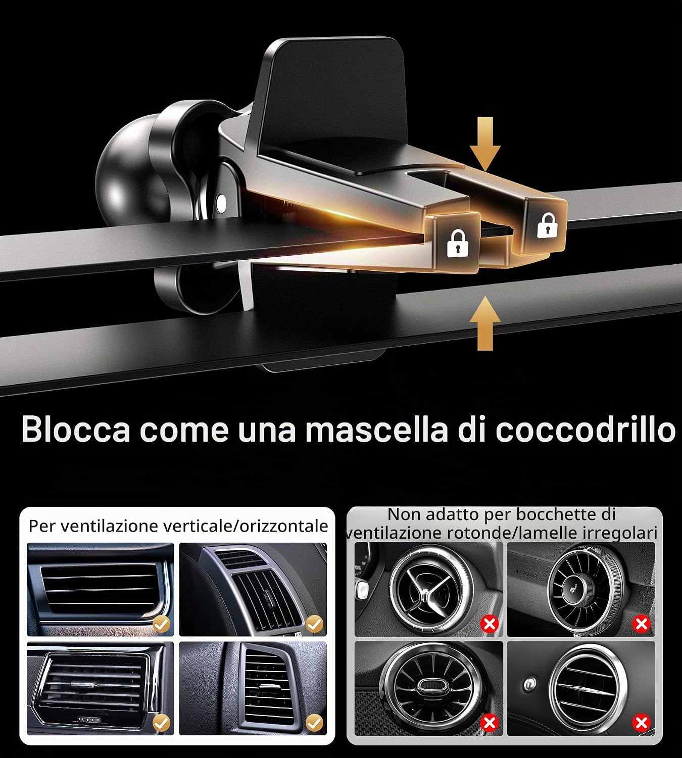 Thumbnail 4 de GuMosh Qi2 Caricatore Wireless Auto MagSafe per iPhone