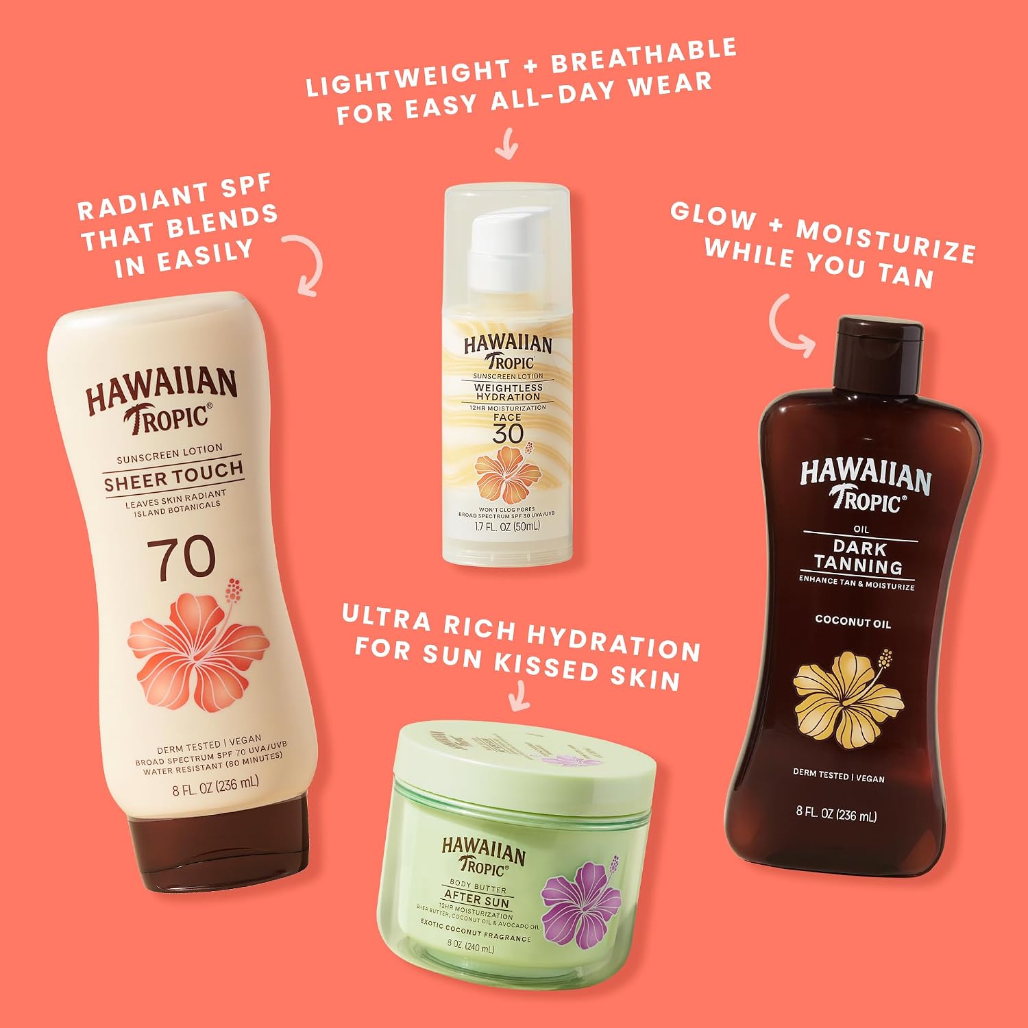 Thumbnail 6 de Hawaiian Tropic Sheer Touch Lotion Sunscreen SPF 70 (Broad Spectrum) — Oxybenzone-Free, 8 fl oz