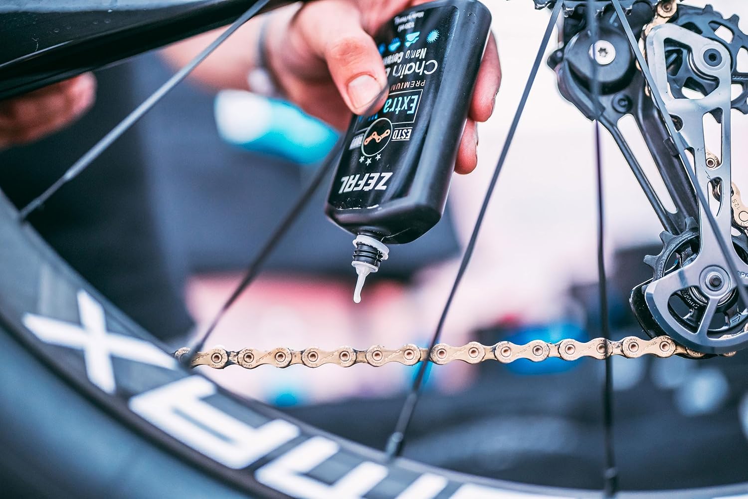ZEFAL Extra Wet Lube 120 ml — Lubrifiant céramique premium pour chaîne vélo