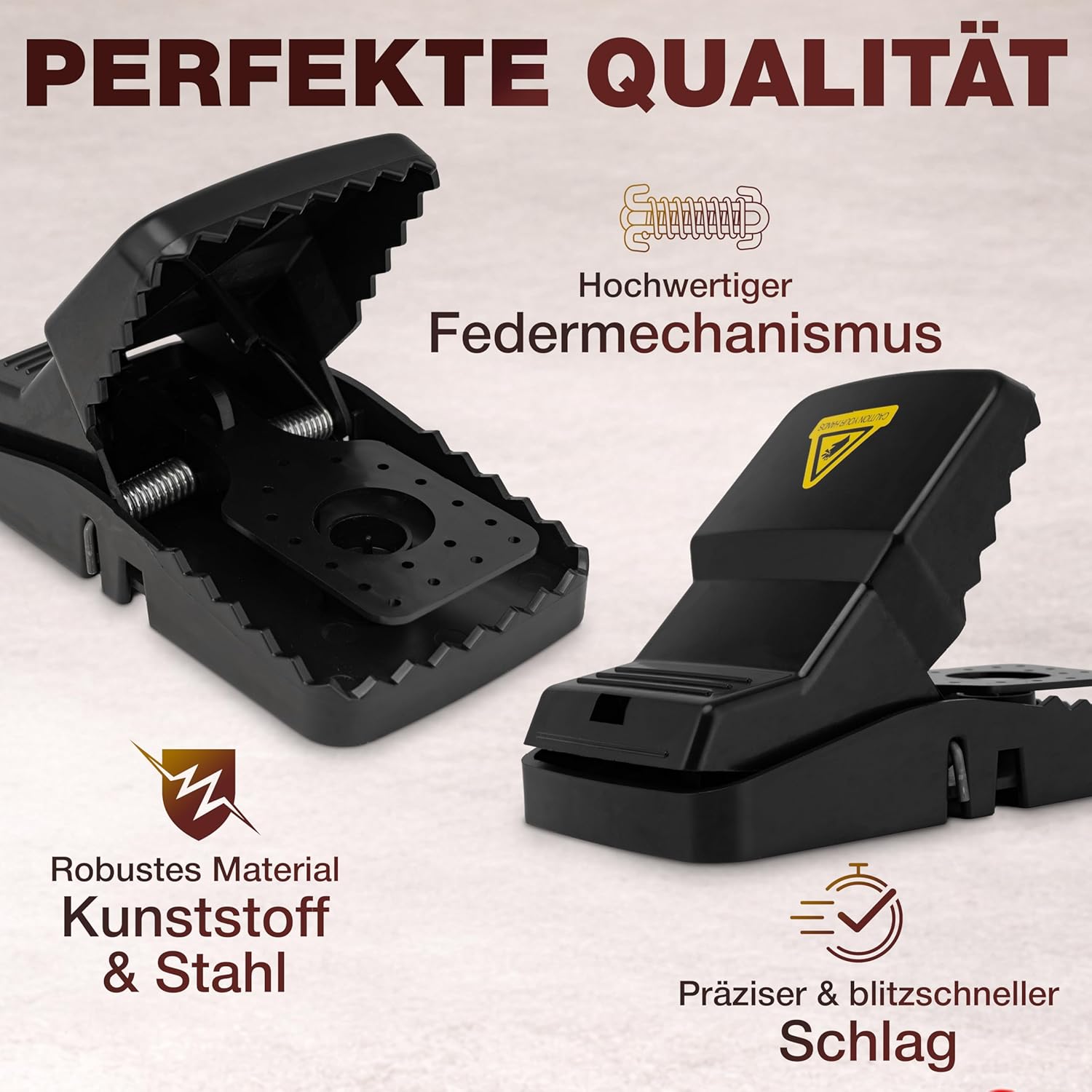 Thumbnail 5 de XXL Rattenfalle 21 cm (2er Pack) – große Schlagfalle für Ratten, wiederverwendbar