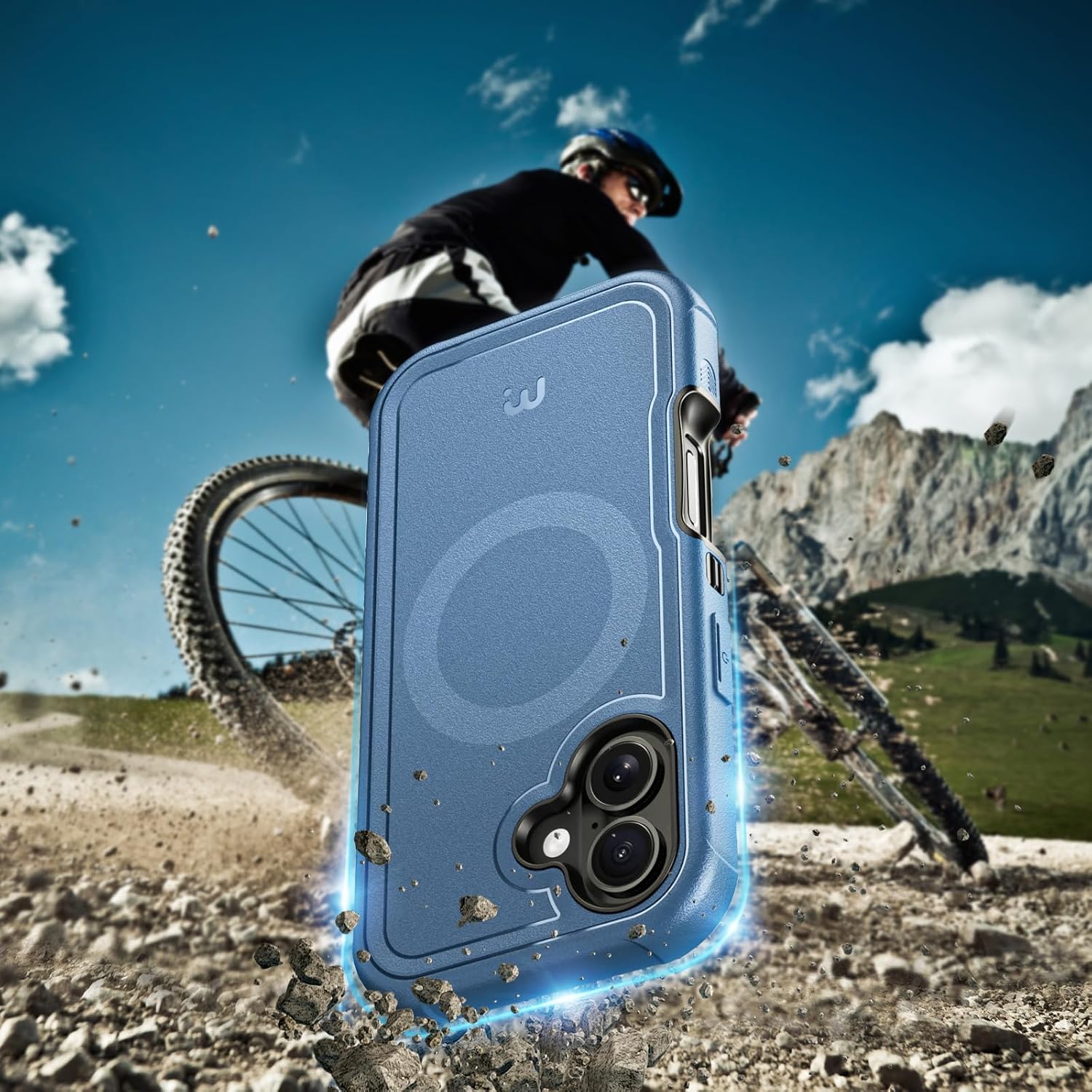 Detalle de M MYBAT PRO Maverick Series Case for iPhone 17 with Belt Clip Holster (MagSafe Compatible)