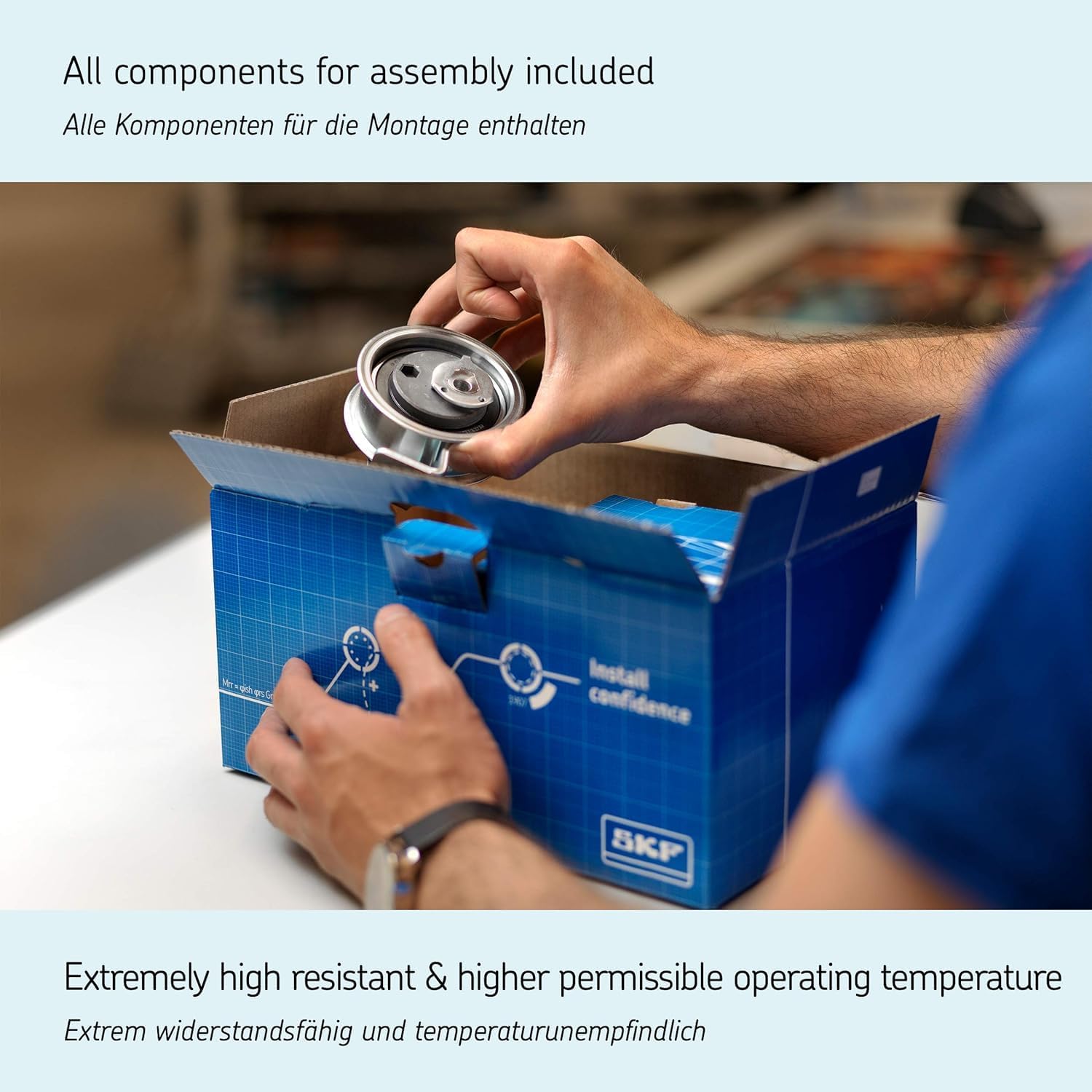 Detalle de SKF VKMC 03257 : Kit de distribution avec pompe à eau
