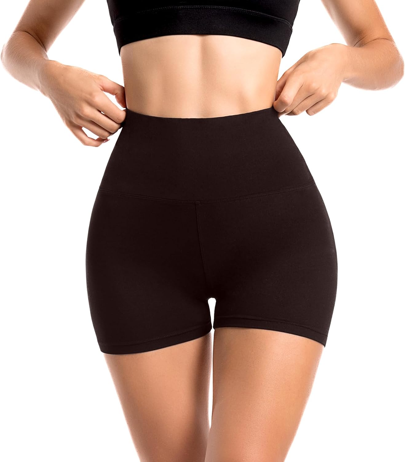 Thumbnail 6 de Sanpetix Sports Shorts Damen – High Waist, blickdichte Leggings-Shorts für Cycling, Yoga und Fitness im Sommer