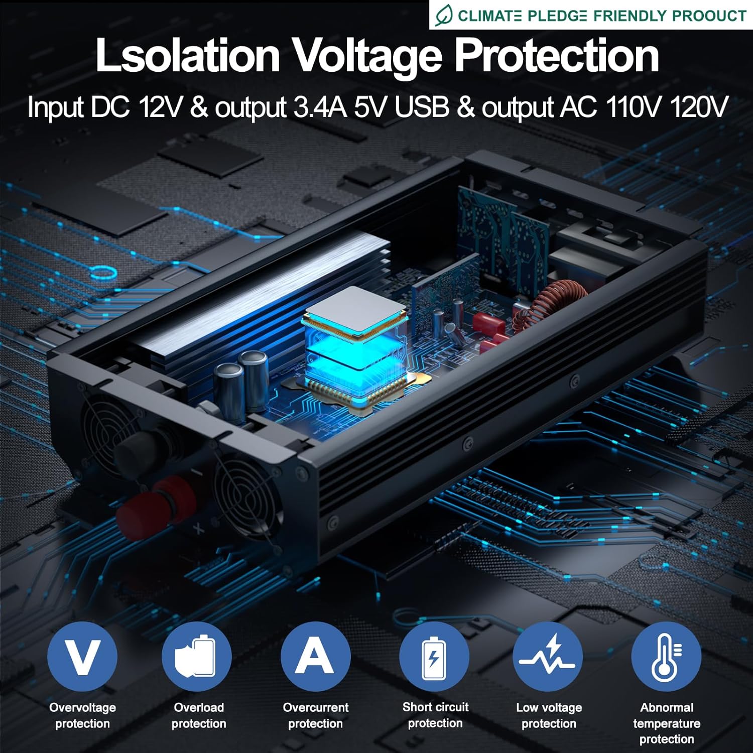 Detalle 2 de HONOURLIGHT 3000W Power Inverter