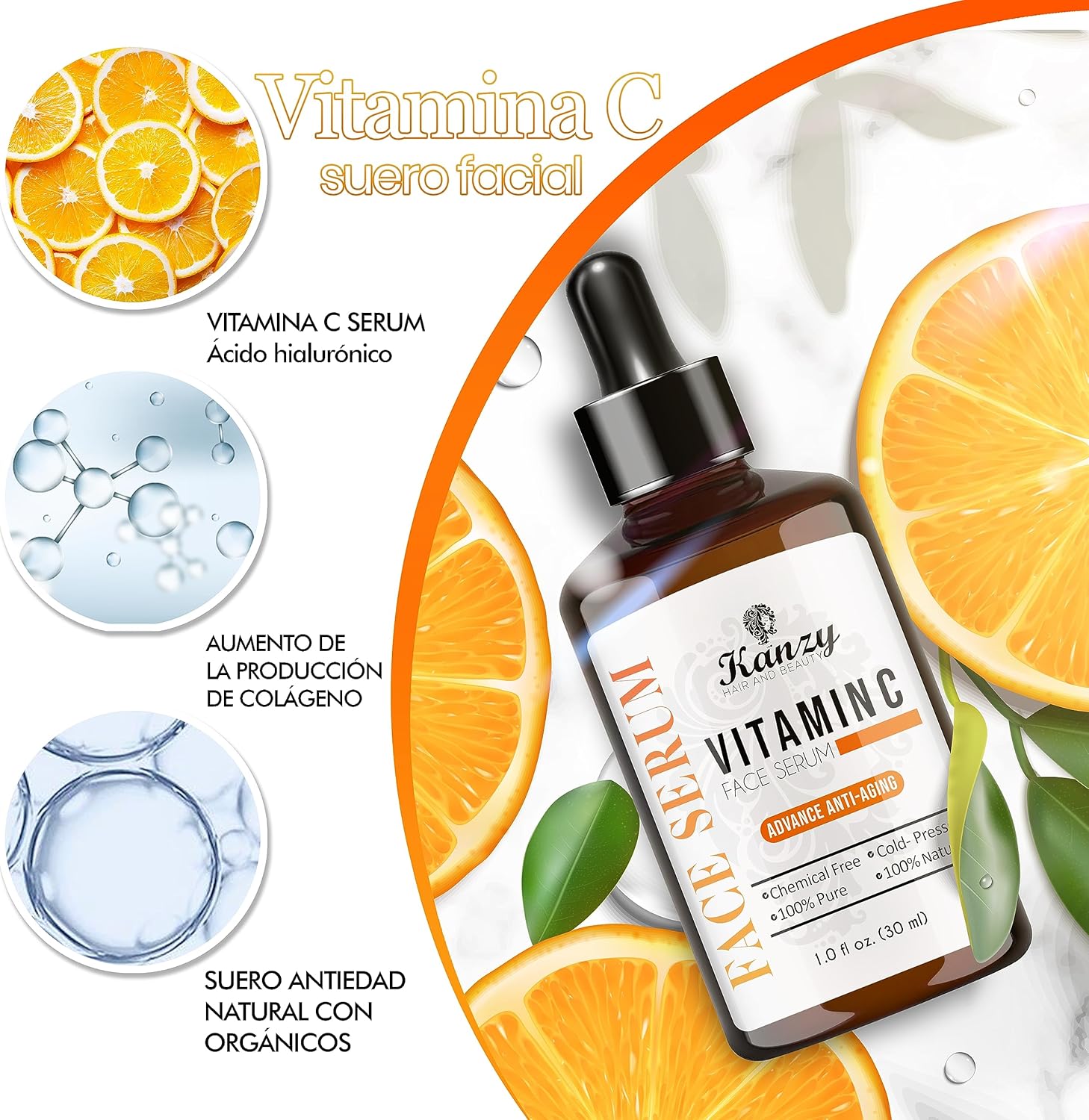 Thumbnail 2 de Kanzy Sérum Vitamina C y ácido hialurónico
