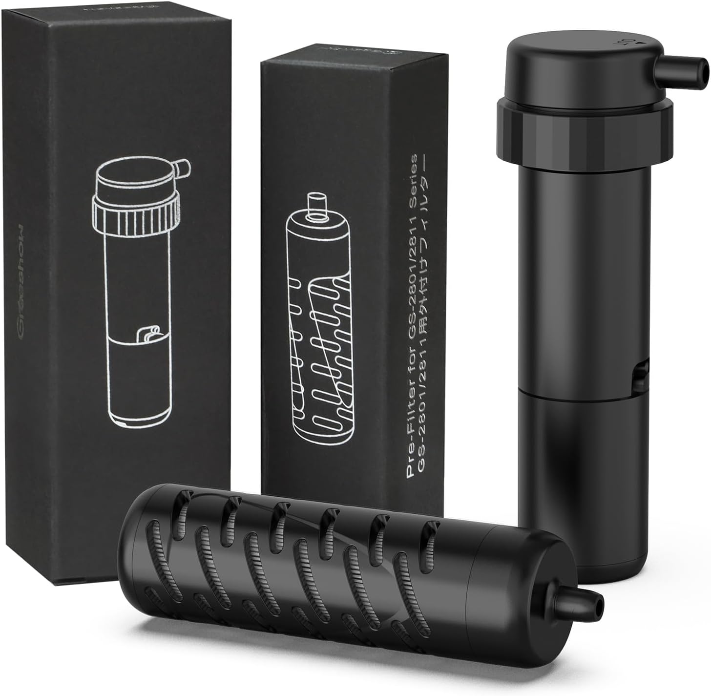 Detalle de Greeshow GS2809 浄水カートリッジ 外付け・内蔵フィルターセット 最大1000L