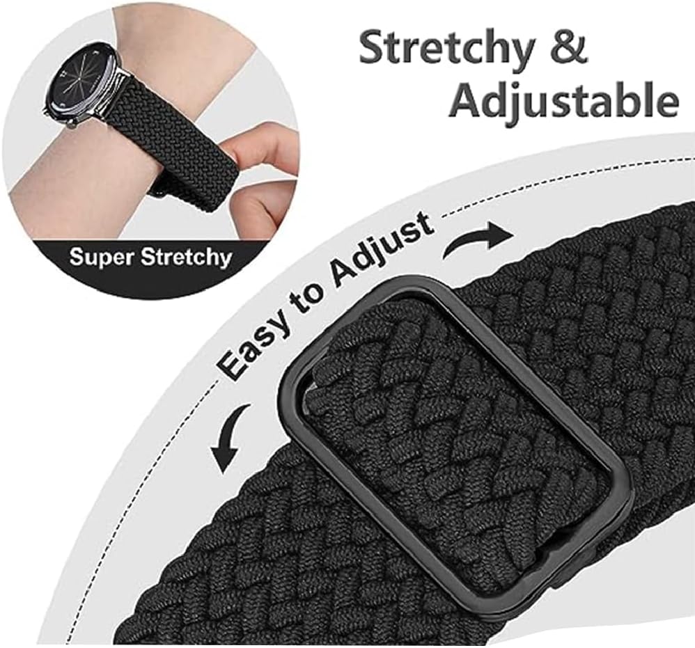 Thumbnail 2 de FYISWHO 22mm nylon watch strap for TicWatch Pro 3/GTX/E2/S2 and Coros Pace/Apex sport watches