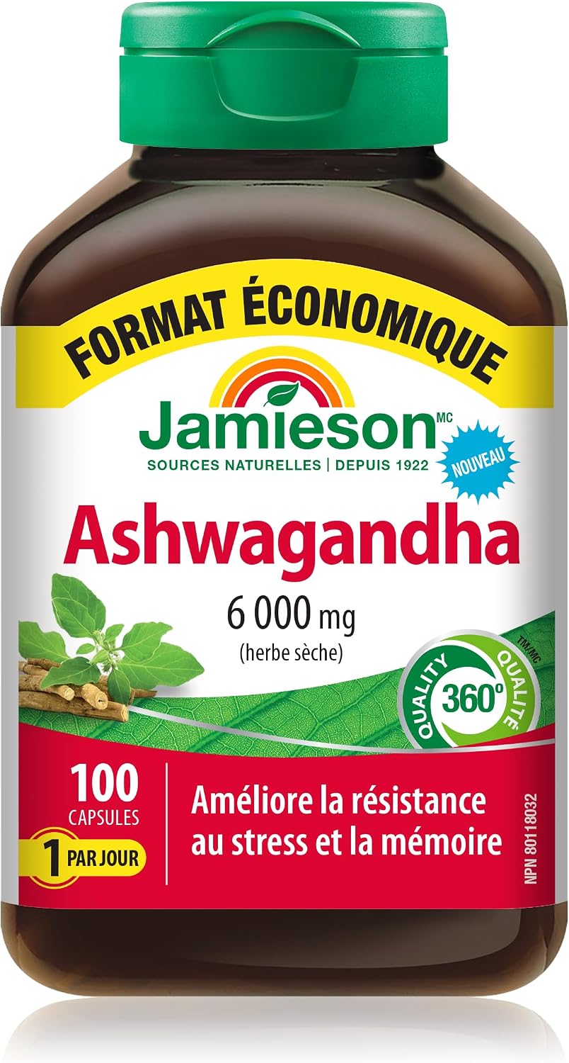 Thumbnail 1 de Jamieson Ashwagandha Capsules, 100 Capsules