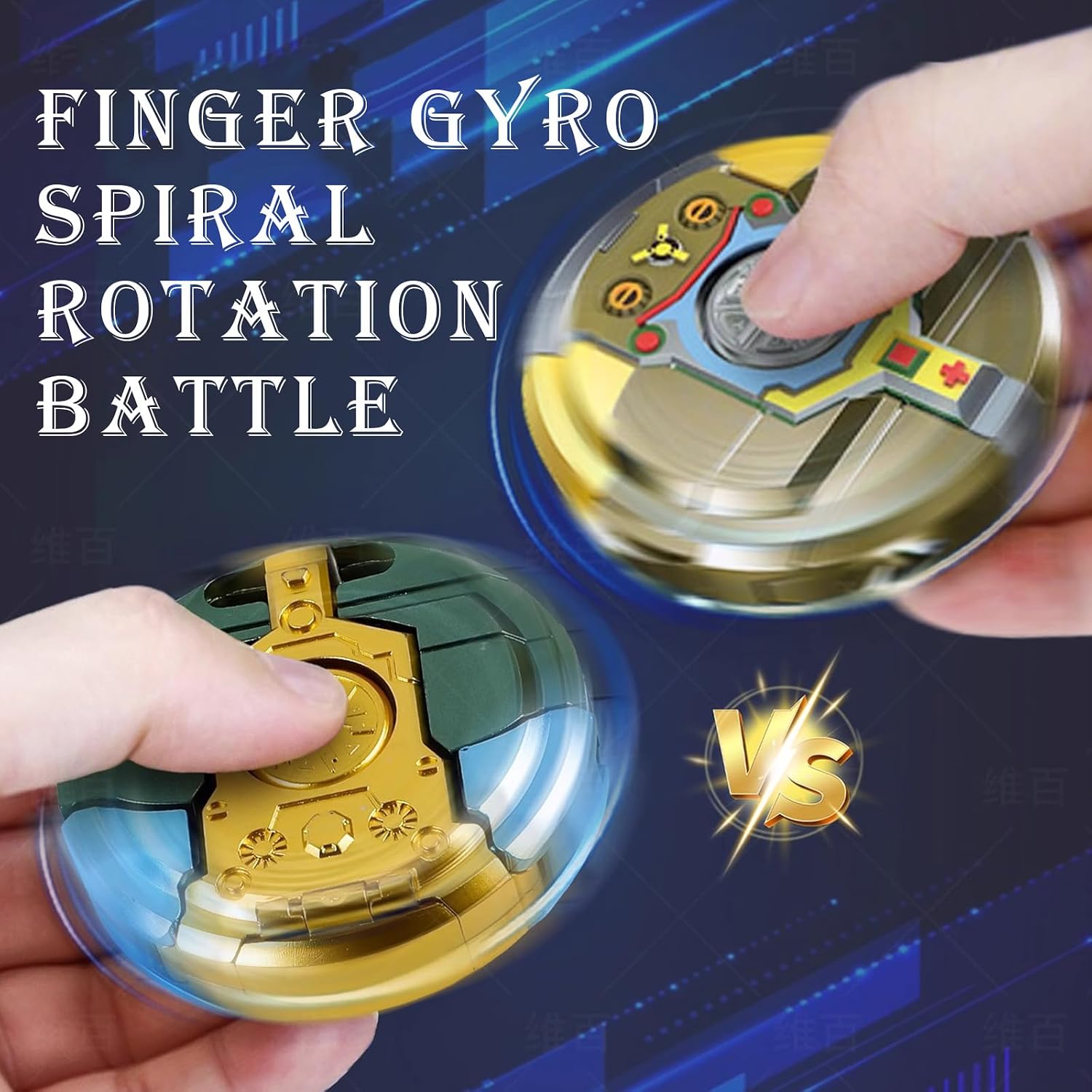 Thumbnail 2 de CudTrove BXTL-001 transformeerbare fidgetspinner en robot, groen