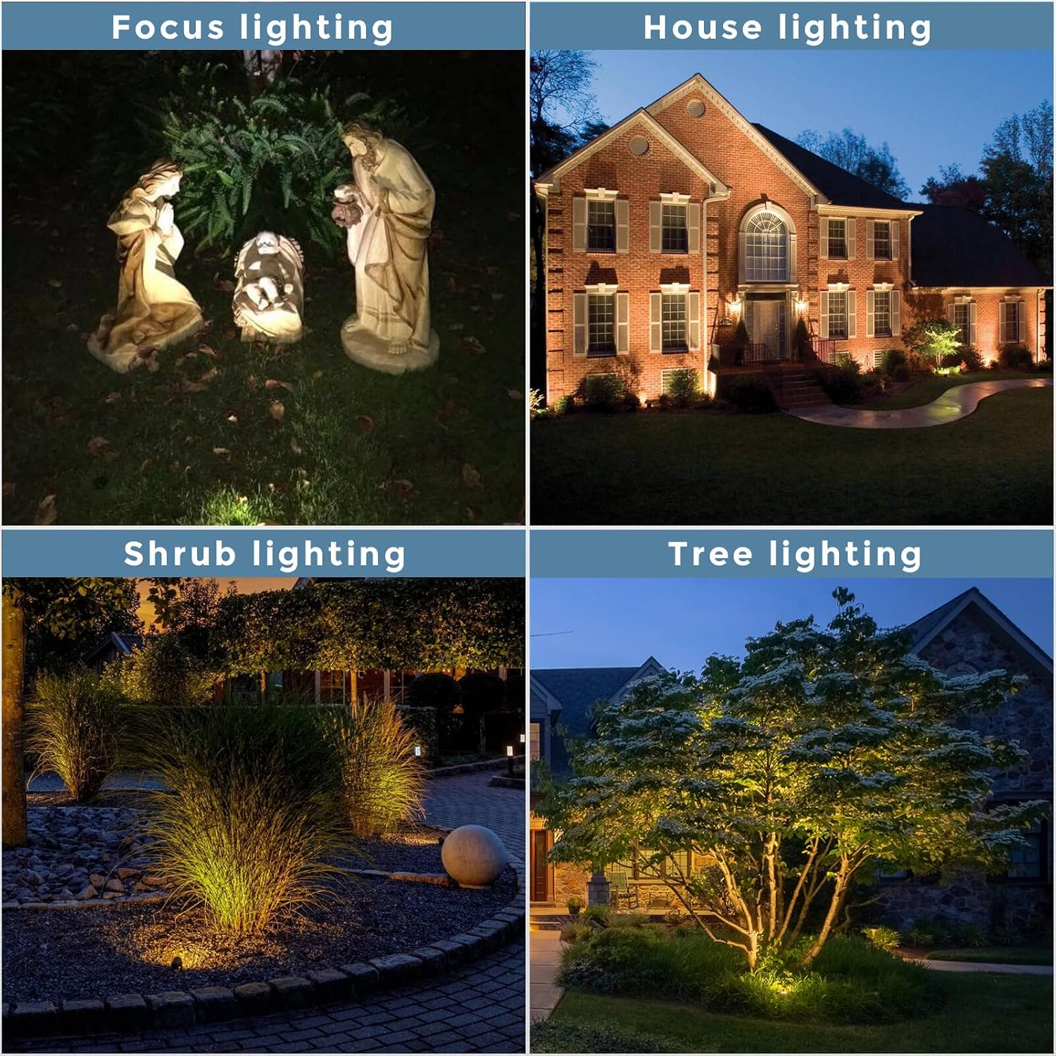 Thumbnail 6 de Gardencoin 3C-5230 Brass Landscape Spotlights, 12V Bronze, 6-Pack