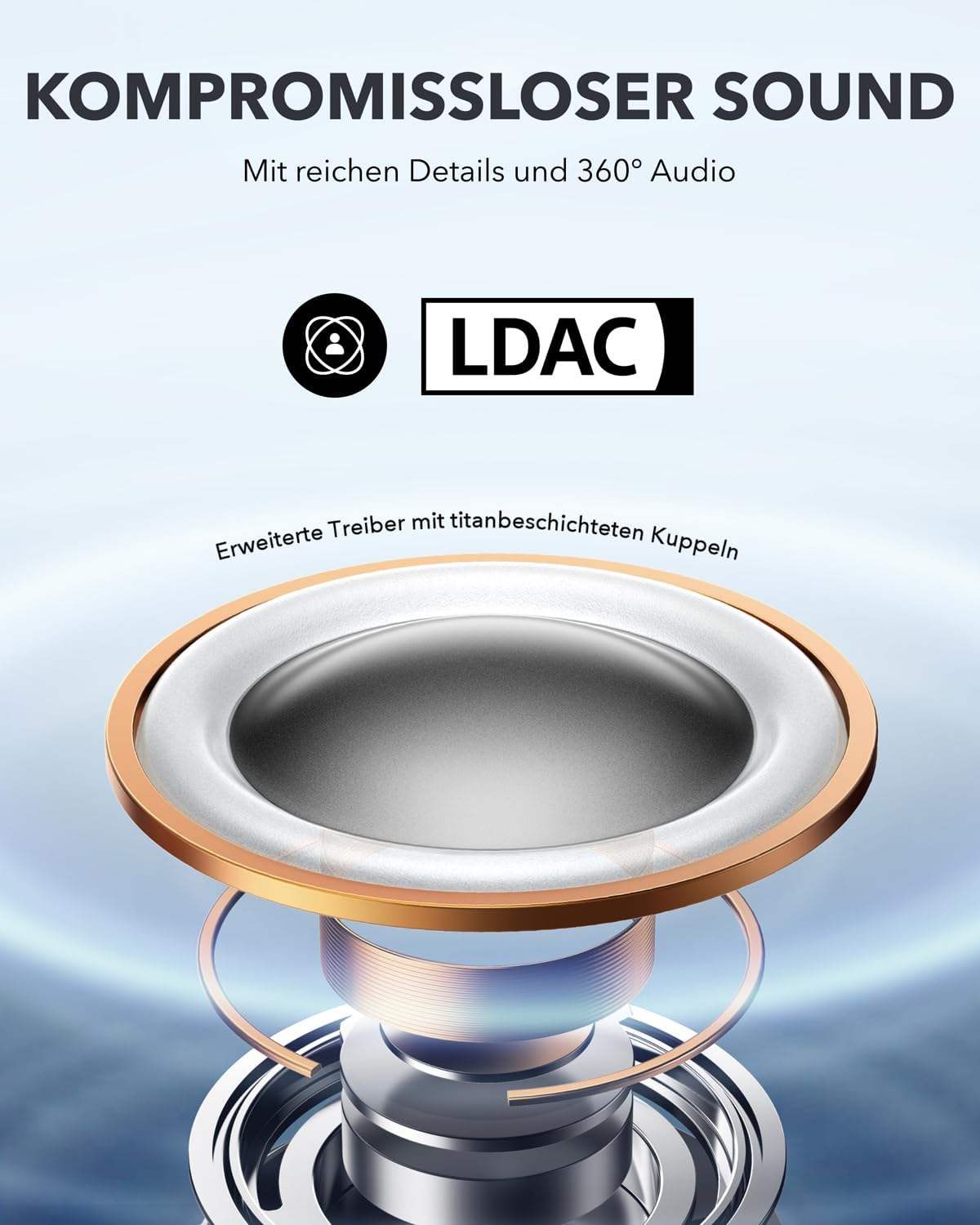 Thumbnail 3 de Soundcore by Anker AeroFit Pro Open-Ear Kopfhörer mit 46h Akku, LDAC & IPX5 (Bluetooth 5.3)