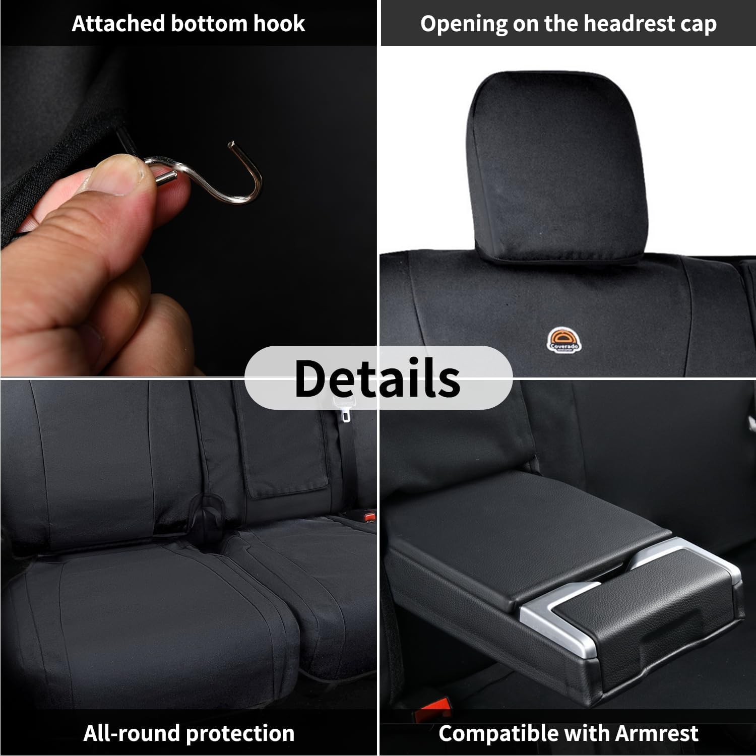 Thumbnail 2 de Coverado Rear Car Seat Covers