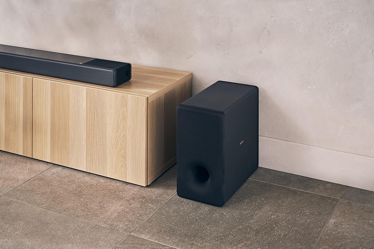 Detalle de Sony SA-SW3 Compact Subwoofer (Black) for compatible Sony soundbars