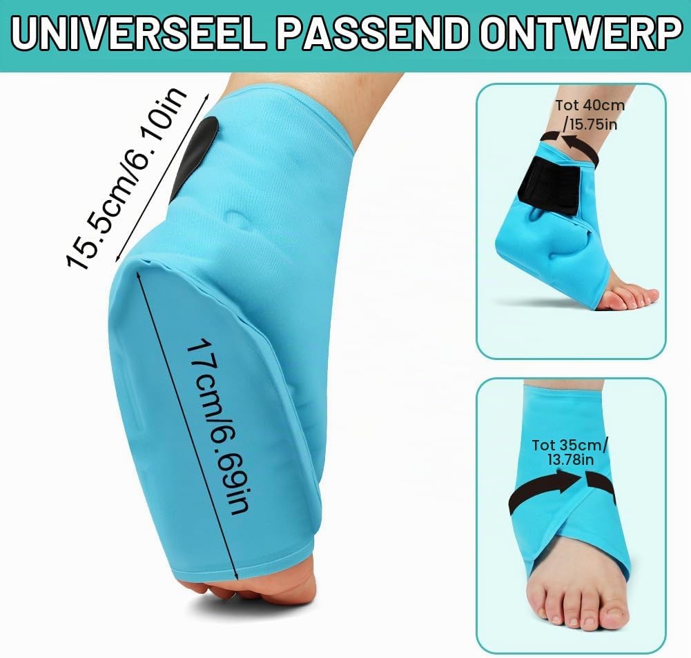 Detalle 2 de AOOWU 4385327 herbruikbare enkel-ijszak met volledige bedekking