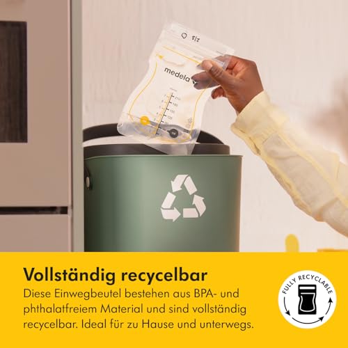 Thumbnail 6 de Medela Easy Pour Einweg-Muttermilchbeutel 210 ml – auslaufsicher, BPA-frei, 100er Pack
