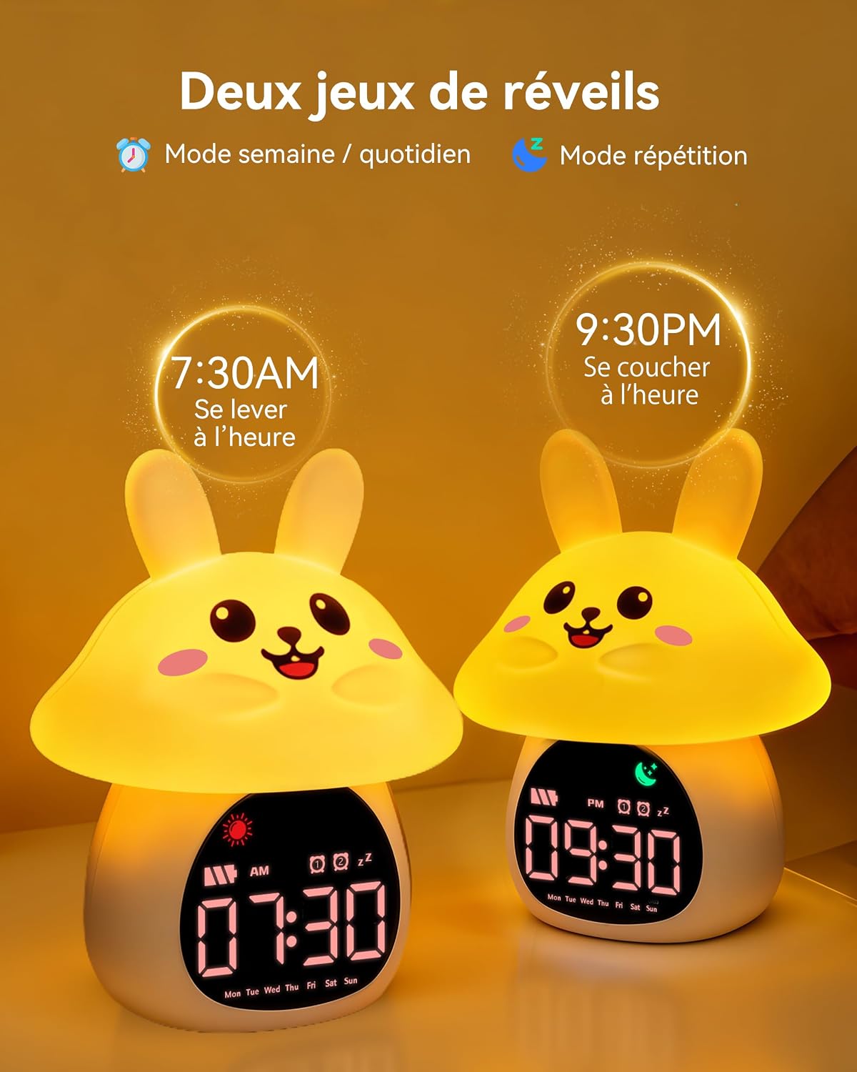 Detalle 2 de Yiliaw Réveil éducatif pour Enfants 2000 mAh 🕒