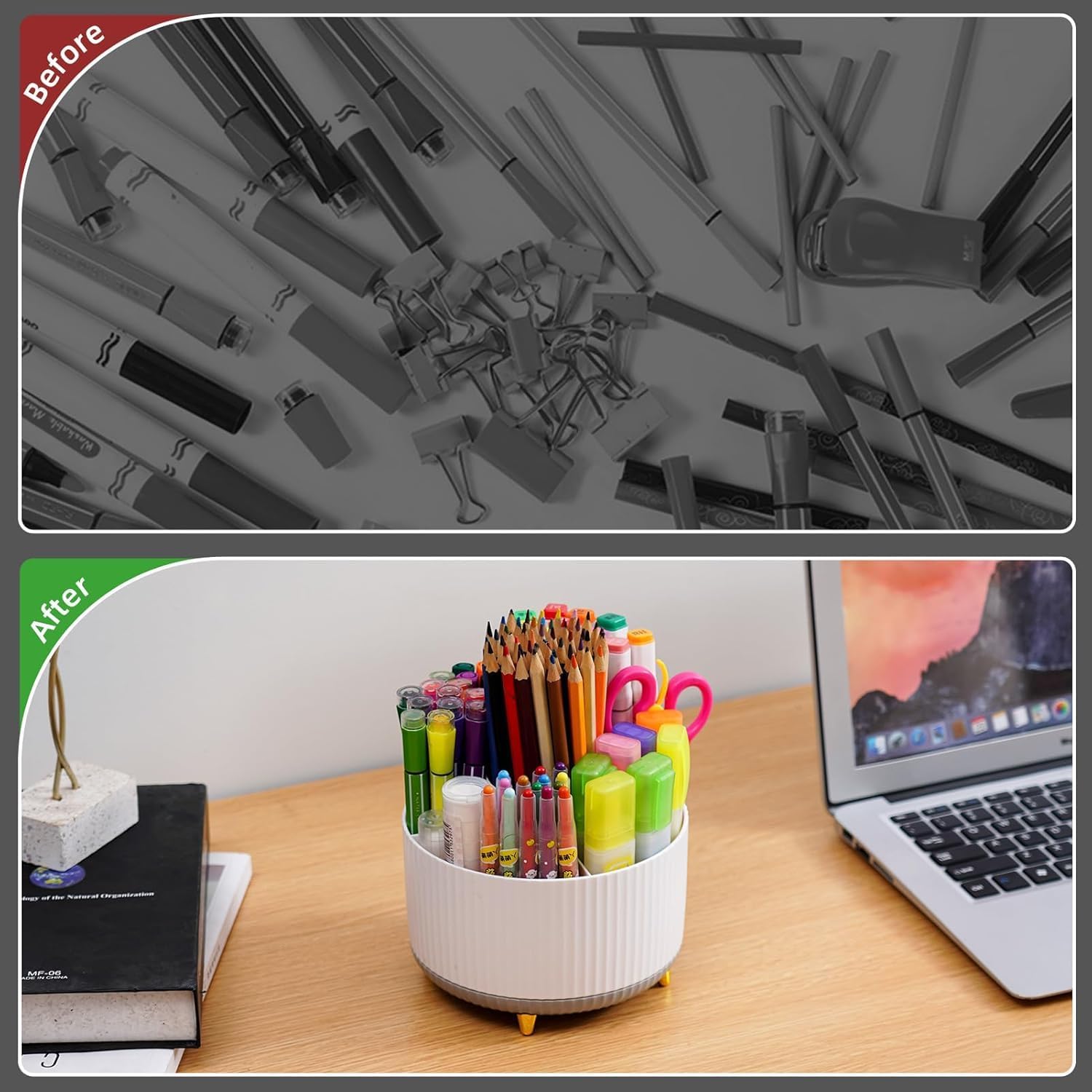 Thumbnail 4 de Marbrasse Desk Organiser 360 Degree