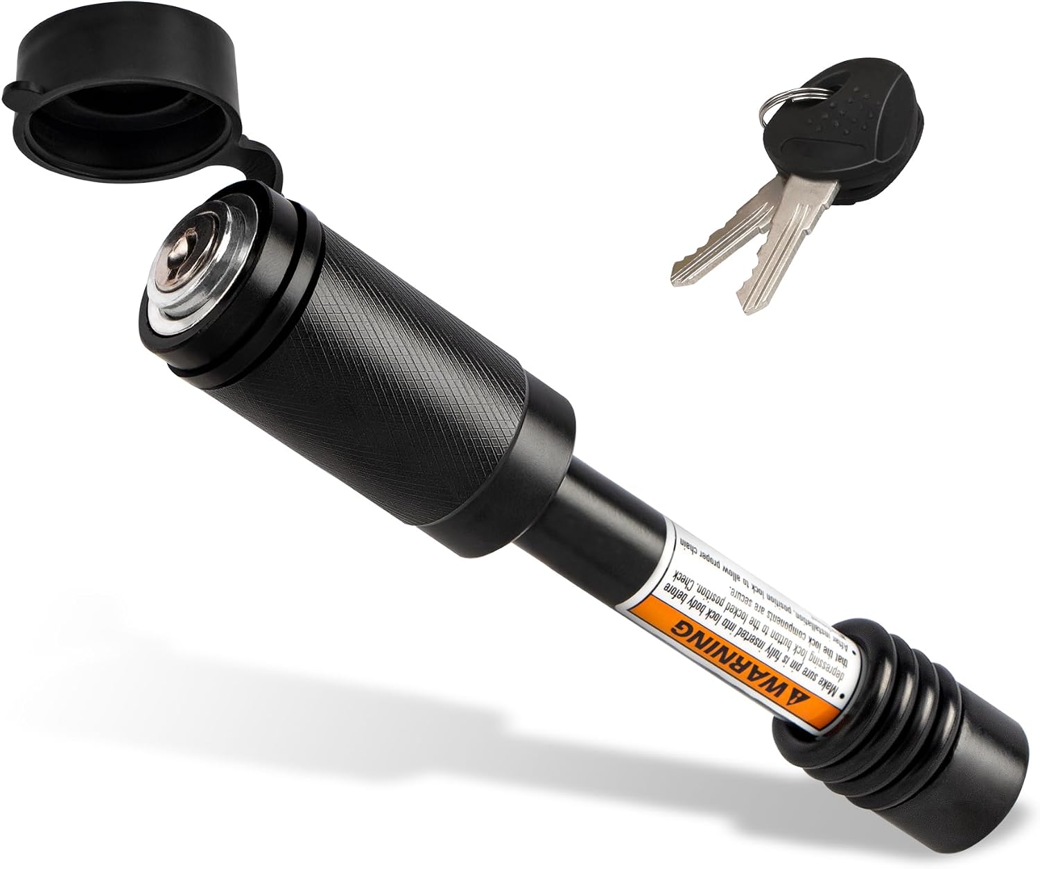 META Hardware Trailer Hitch Lock with 5/8" Pin for Class III/IV 2" Hitches