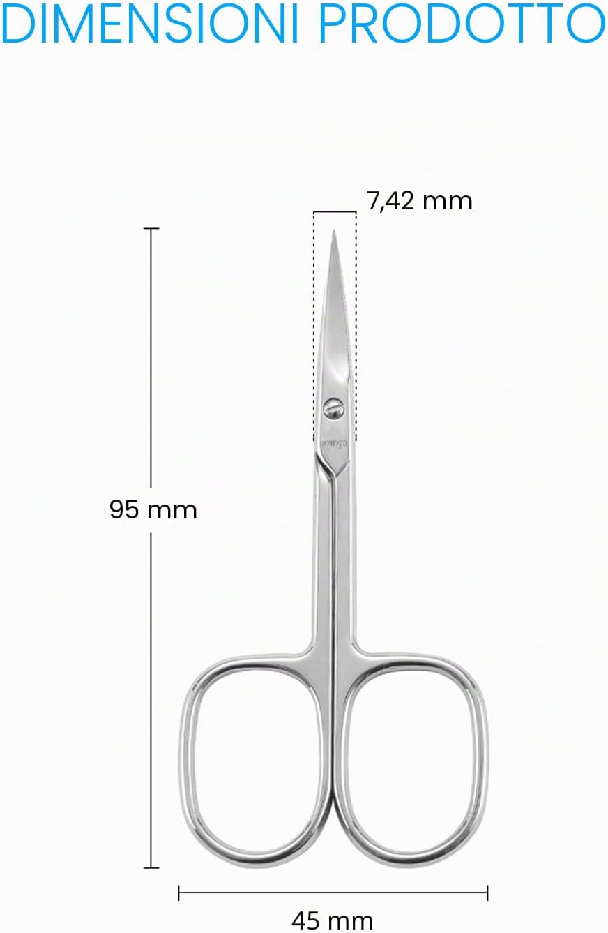 Detalle de LIVINGO Forbici per manicure di alta qualità: taglio preciso e multifunzione in acciaio inox
