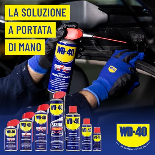 Detalle 1 de WD-40 lubrificante spray multifunzione 400 ml, antiruggine e sbloccante