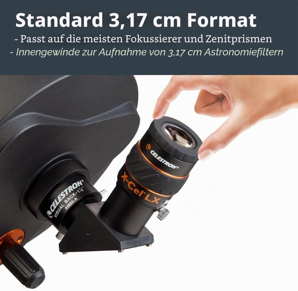 Thumbnail 6 de Celestron 93423 X-CEL LX Serie – 1,25 Zoll Okular 9 mm (Schwarz)