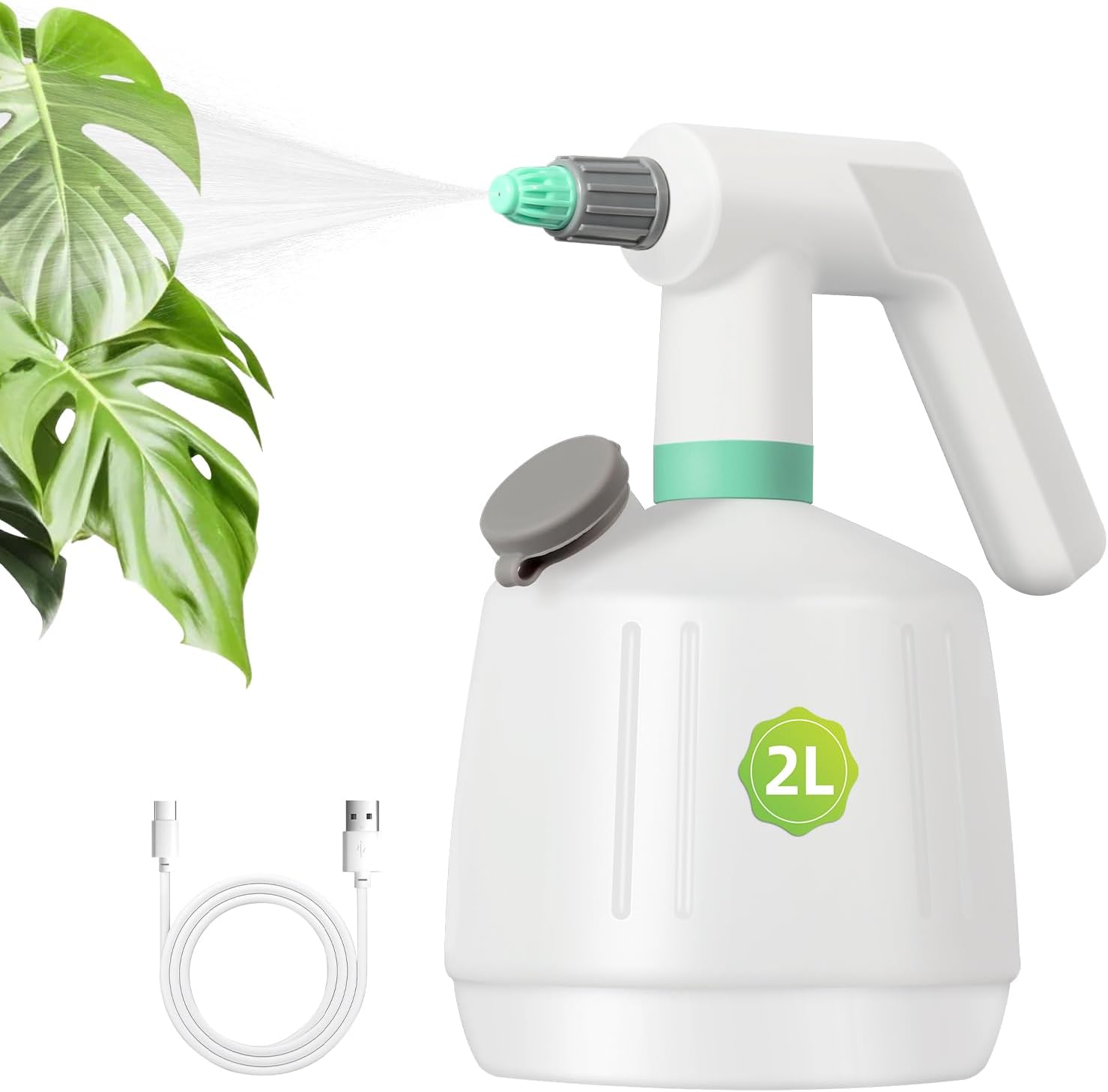 Detalle de Uten JKW-PS04 Cordless Electric Sprayer, 2L Rechargeable, 338g