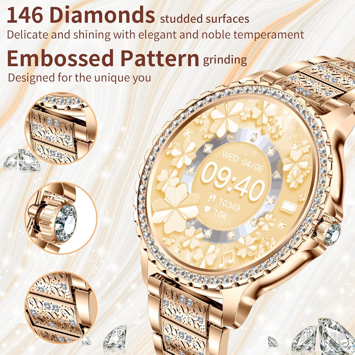 Thumbnail 1 de fitonyo Smart Watch for Women 1.32" touchscreen