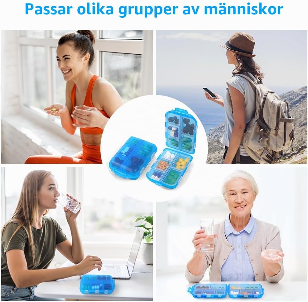Thumbnail 6 de ACWOO bärbar tablettask med 10 fack, dubbla lager och säker stängning
