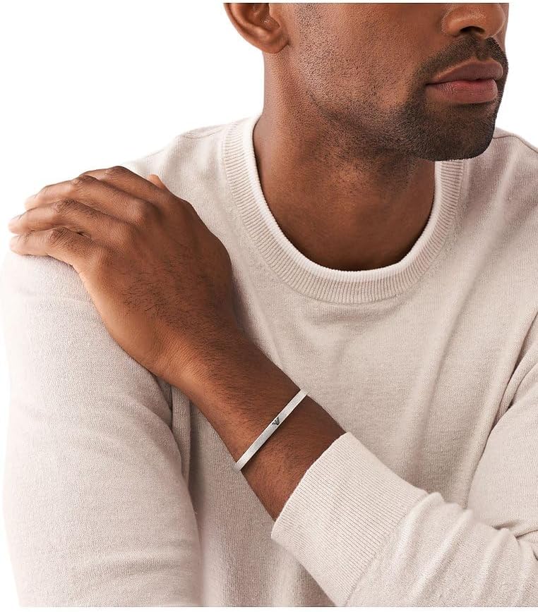 Thumbnail 2 de Emporio Armani Bracciale bangle acciaio argento