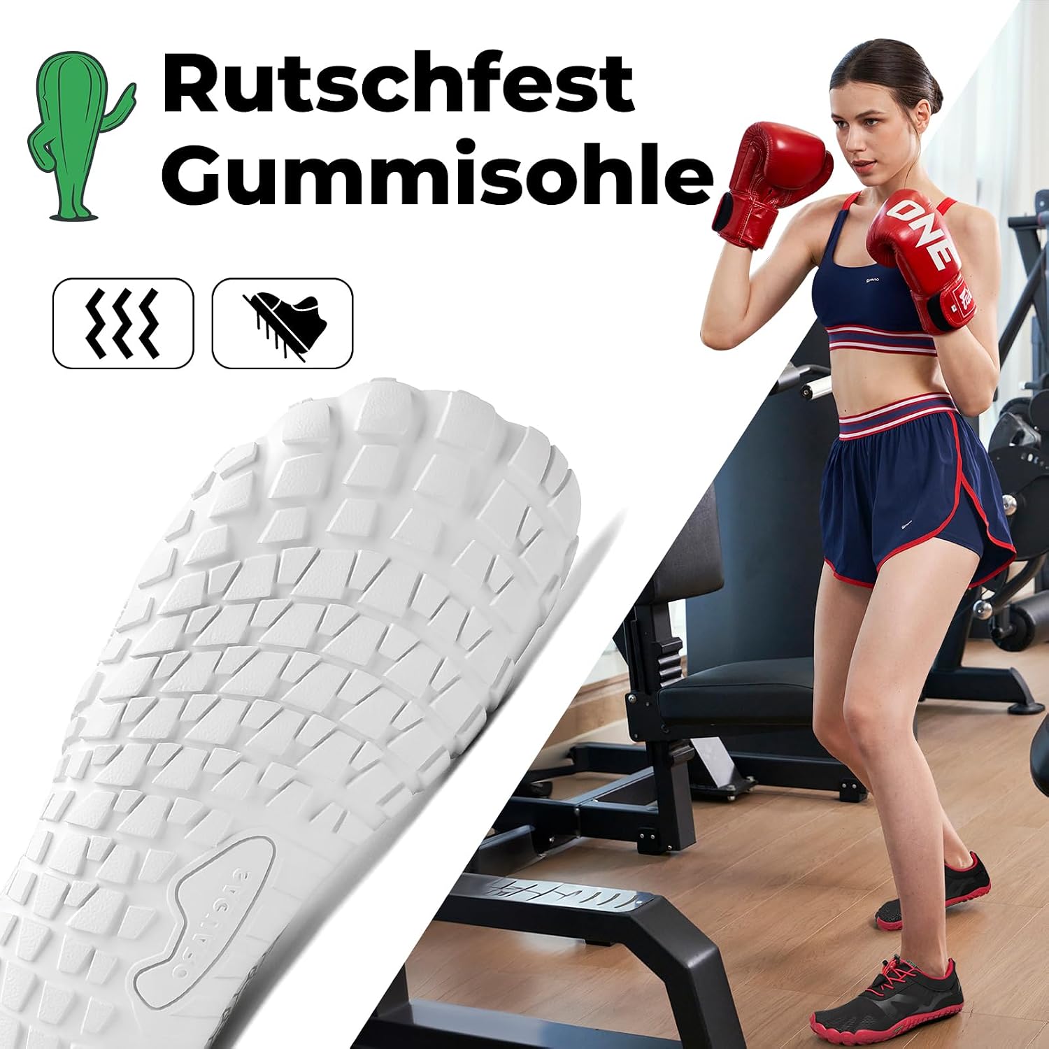 Thumbnail 3 de SAGUARO Barfußschuhe Unisex – Outdoor, Zero-Drop, Zehendesign, Gr. 36–48