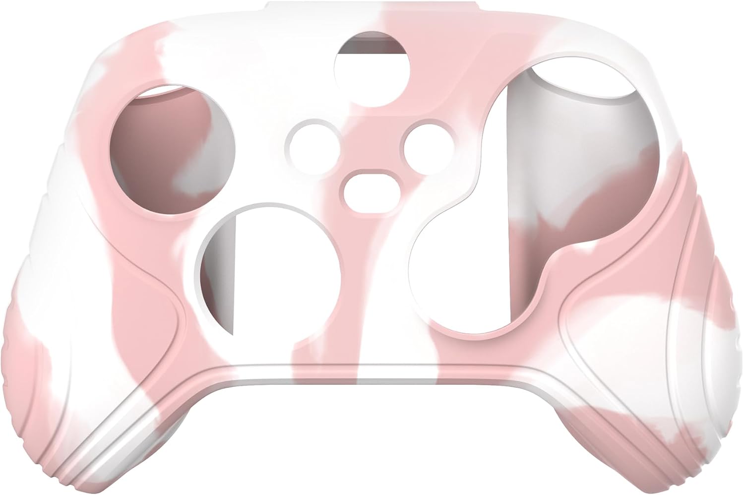 Thumbnail 1 de eXtremeRate PlayVital Samurai Edition anti-slip silicone grip skin for Xbox Series S/X controller (Pink White)