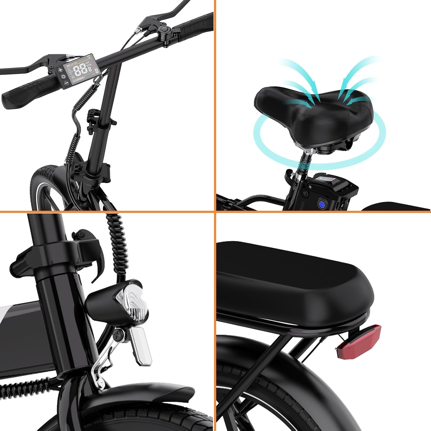 Thumbnail 6 de EVERCROSS Vélo électrique tout-terrain 250W 36V