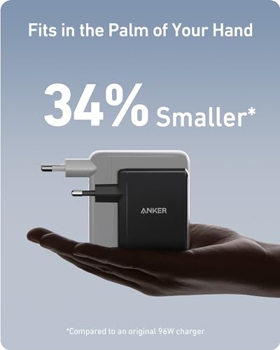 Thumbnail 2 de Anker Cargador USB-C Carga Rápida 100W 736 (Nano II) con 3 puertos: compacto y pensado para portátiles