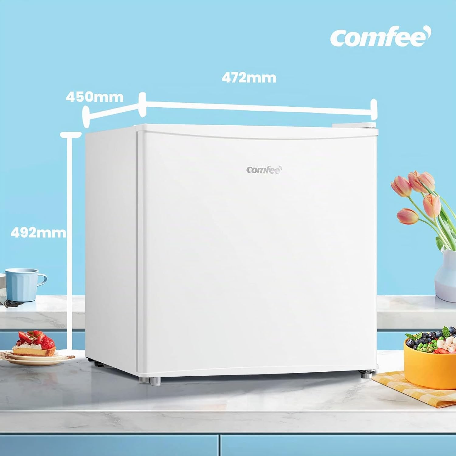 Detalle de Comfee RCU40WH2 Mini congelador 31L 4 estrellas