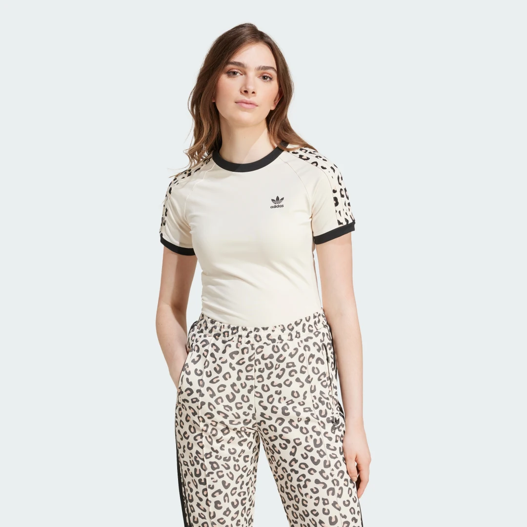 Detalle de Adidas Camiseta Leopard 3 bandas