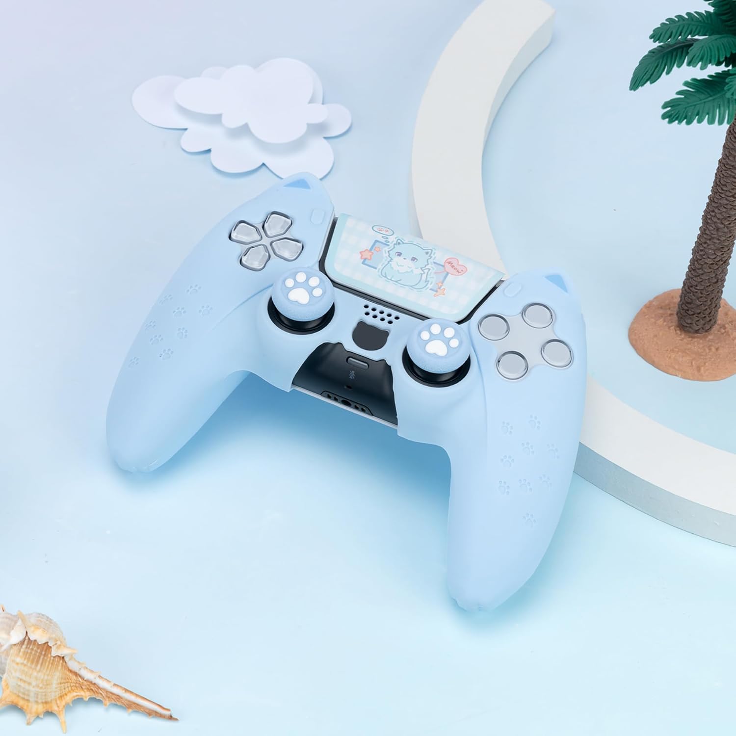 Thumbnail 6 de GeekShare Blue Cat Paw PS5 Controller Skin