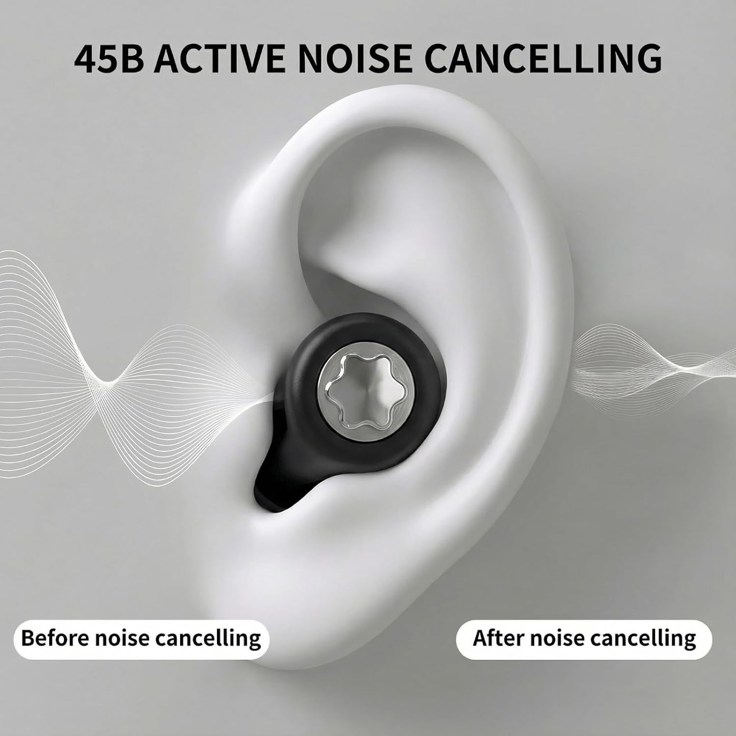 Thumbnail 1 de GAGAAL Ear Plugs for Sleeping 45dB Noise Cancelling – Ultra-Comfortable Reusable Silicone Ear Plugs