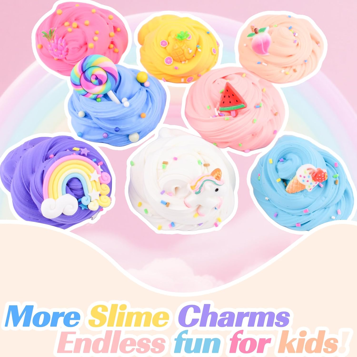 Thumbnail 2 de Butter Slime Kit 8-pack for Kids 🎲