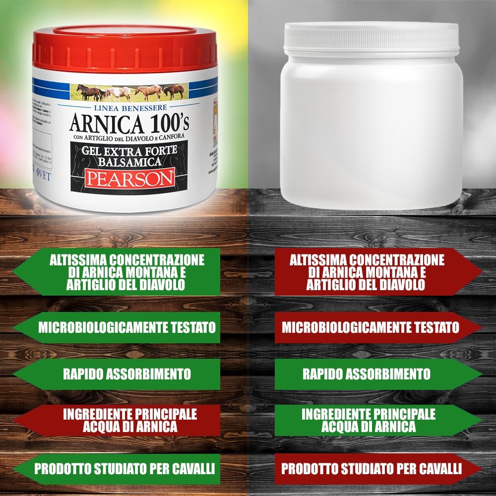 Detalle 2 de Pearson ARNICA 100'S 500ml gel arnica 🐴