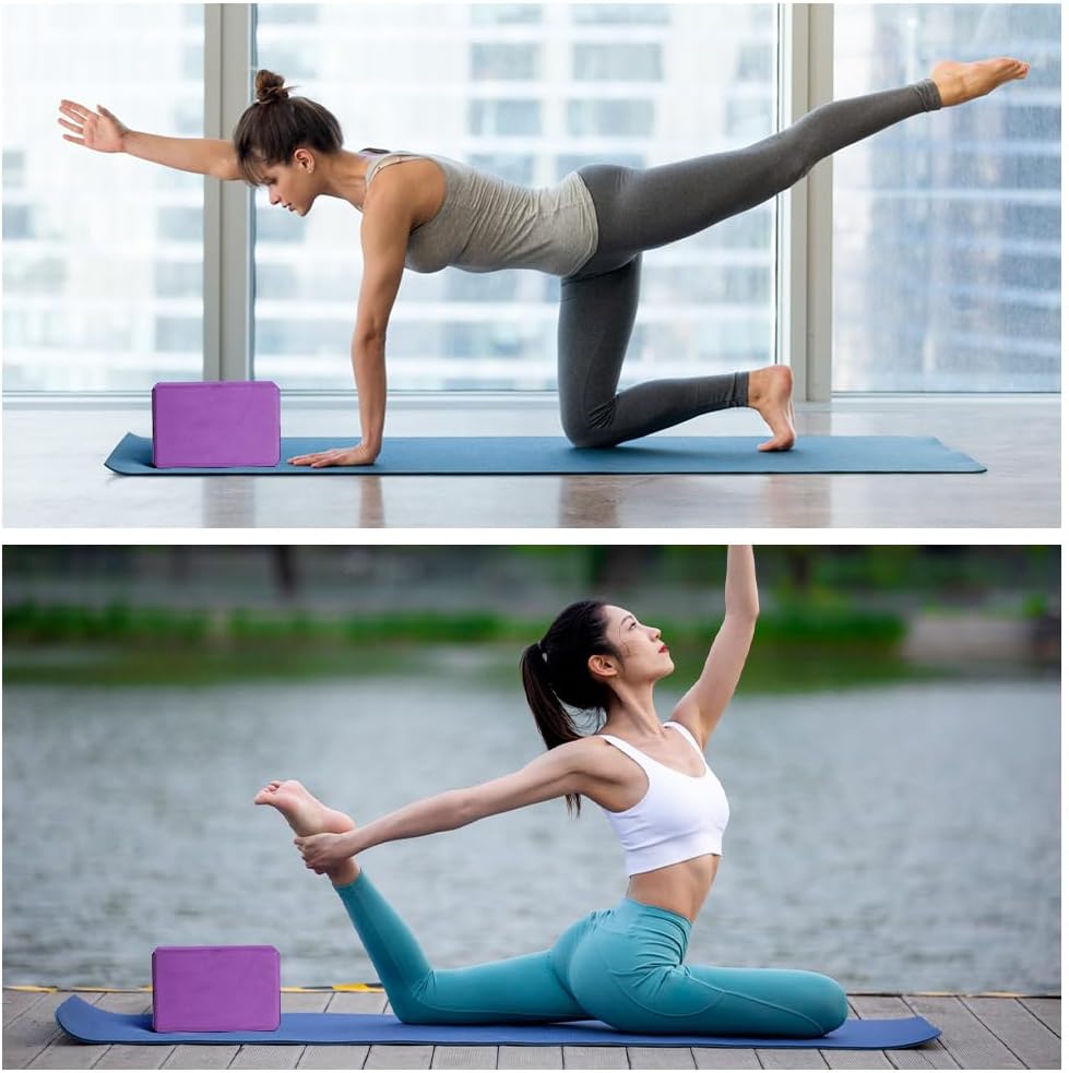 Thumbnail 6 de flintronic Yoga Block für Erwachsene – 2er-Set aus hochdichtem EVA-Schaum, rutschfest und leicht