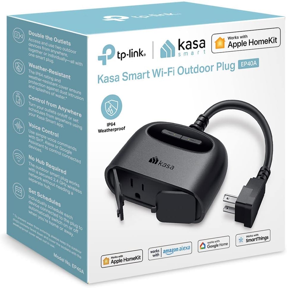 Detalle de Kasa EP40A Outdoor Smart Plug 2-socket ๐
