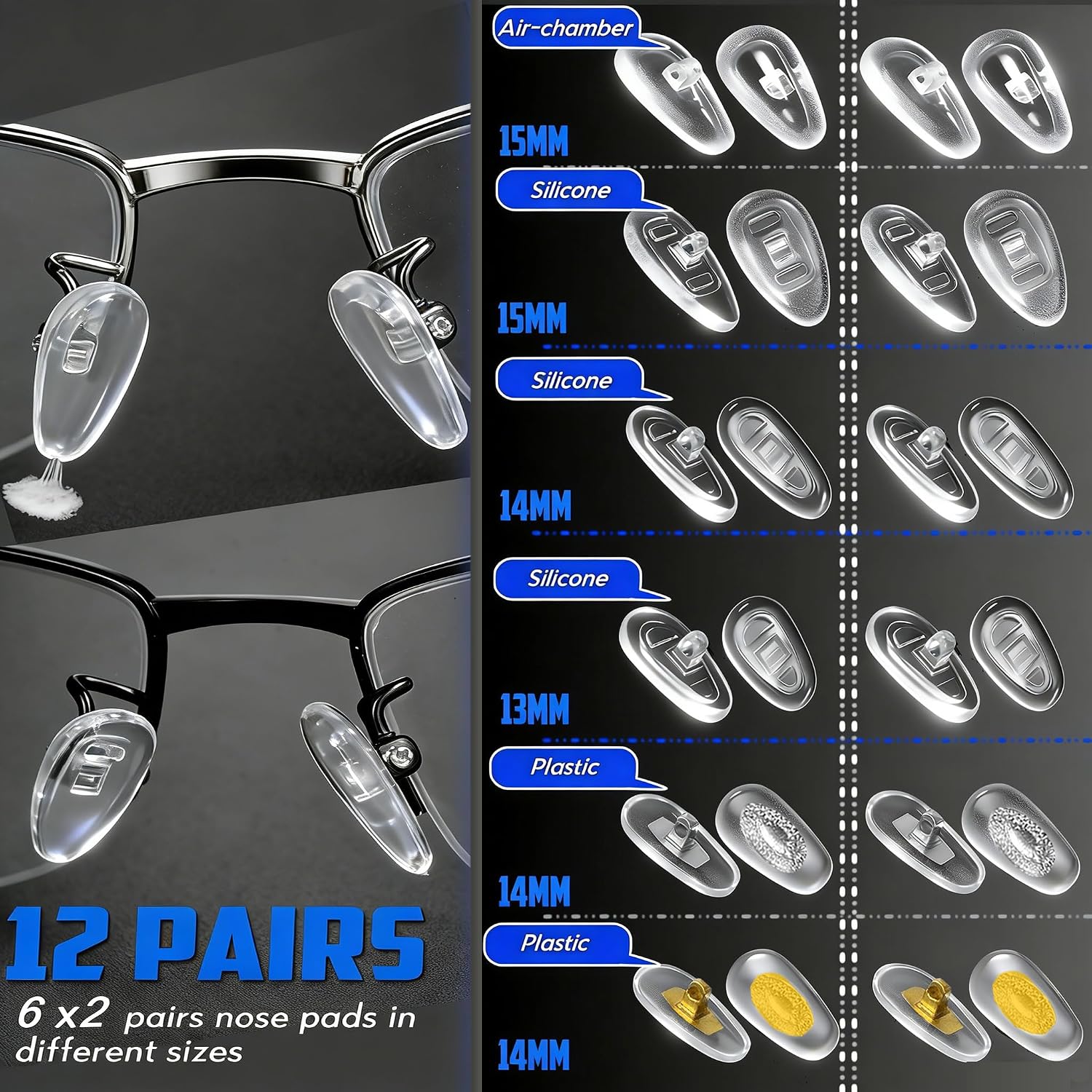 Thumbnail 5 de MINGFIX Eyeglass Repair Kit with Screws