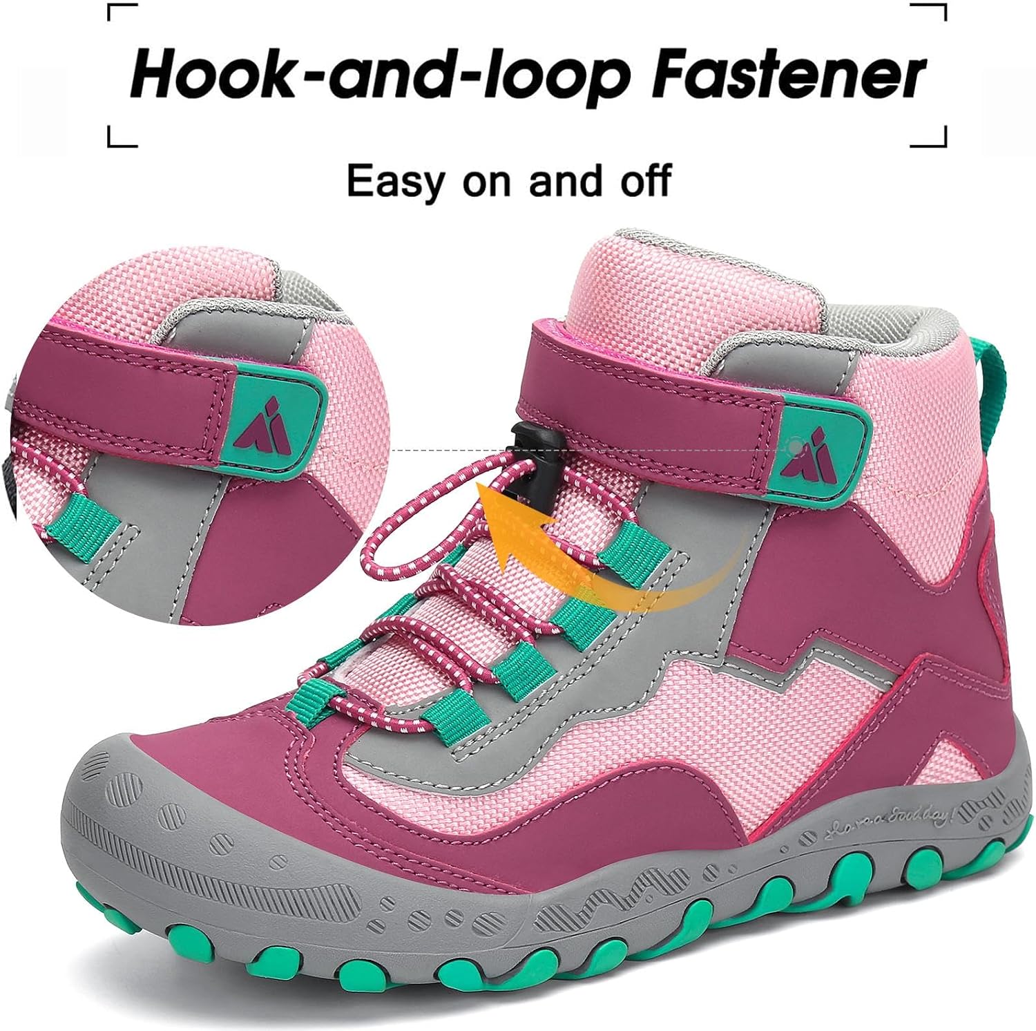 Thumbnail 4 de Mishansha Kids Hiking Boots: Water-Resistant, Anti-Collision Toddler Shoes for Outdoor Adventures