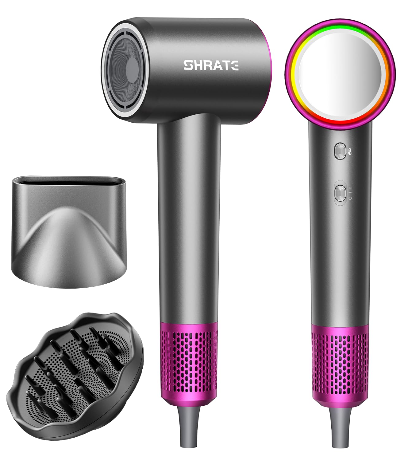 Detalle de SHRATE Professional High Speed Hair Dryer 160000 RPM ๐โ