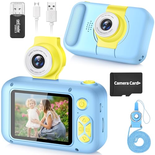 Detalle de ARNSSIEN Cámara de Fotos para Niños con Pantalla IPS 2,4" y Lente 180° | Regalo educativo