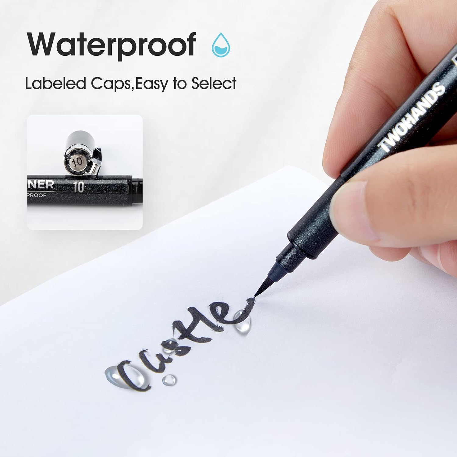 Detalle de Twohands Art Pen Fineliner set of 12