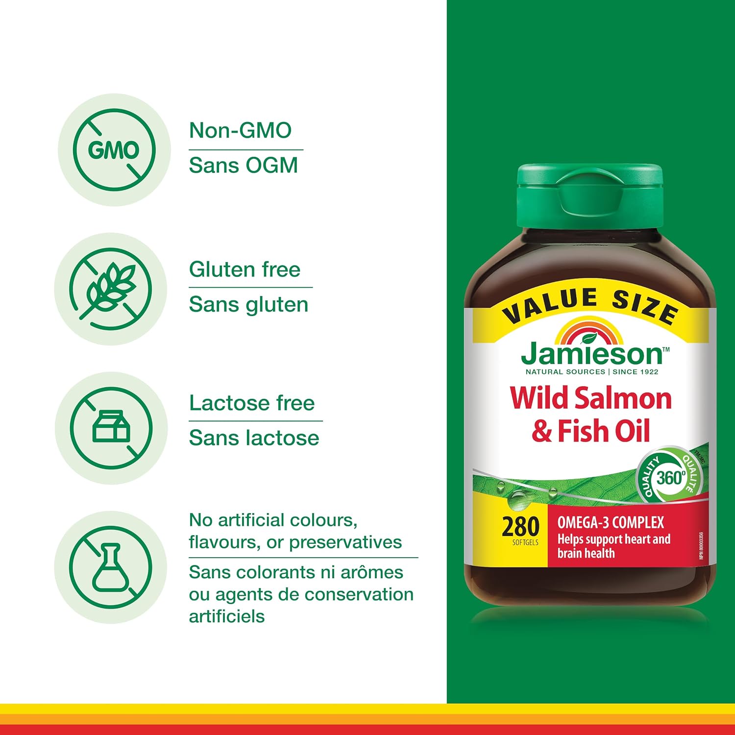 Detalle 2 de Jamieson Fish Oil Softgels 1,000 mg